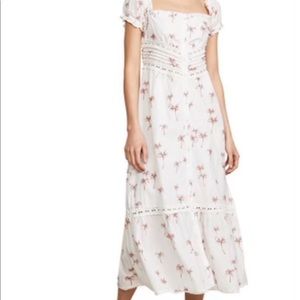 Rahi Cap Sleeve Midi Dress